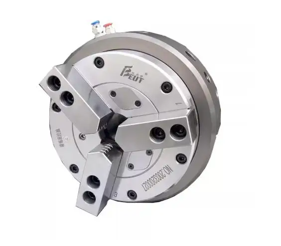 BYT front mounted pneumatic chuck three jaw hollow CNC lathe chuck fixture modification BK130TQ