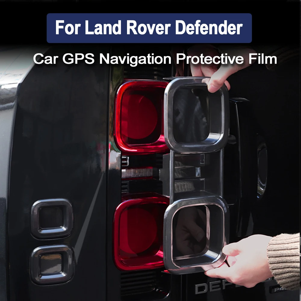 

Для Land Rover Defender 90 110 автомобильный задний фонарь, дымчатый черный корпус заднего фонаря