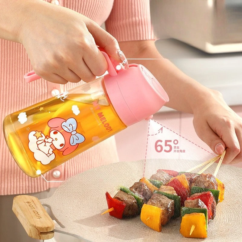 Kawaii Sanrio KT Cat Glass Oil Dispenser,The product is currently out of stock view 3