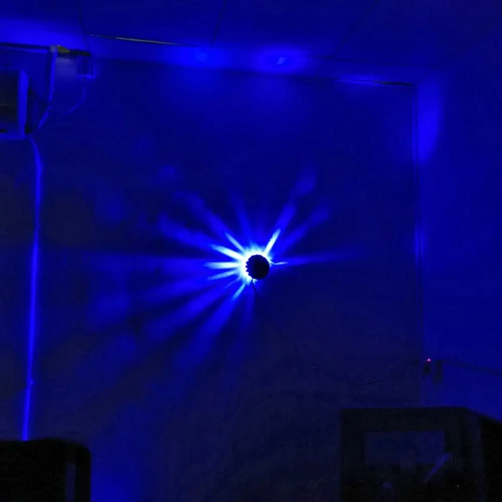 Colorful LED Disco Ball Light Rotating Design Flashing Light LED Rotating Light Wall Mount RGB Lights Disco Lights