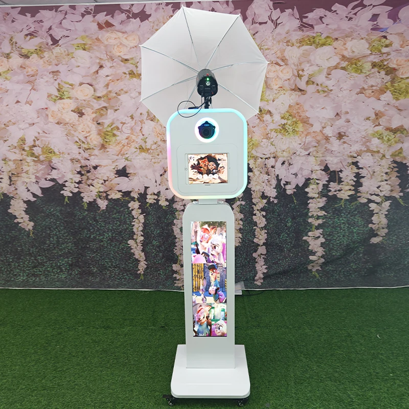 New Product Ipad Dslr Photo Booth With Displaying LCD Wedding Party Portable Selfie Photo Booth BackDrop Photo Booth Shell
