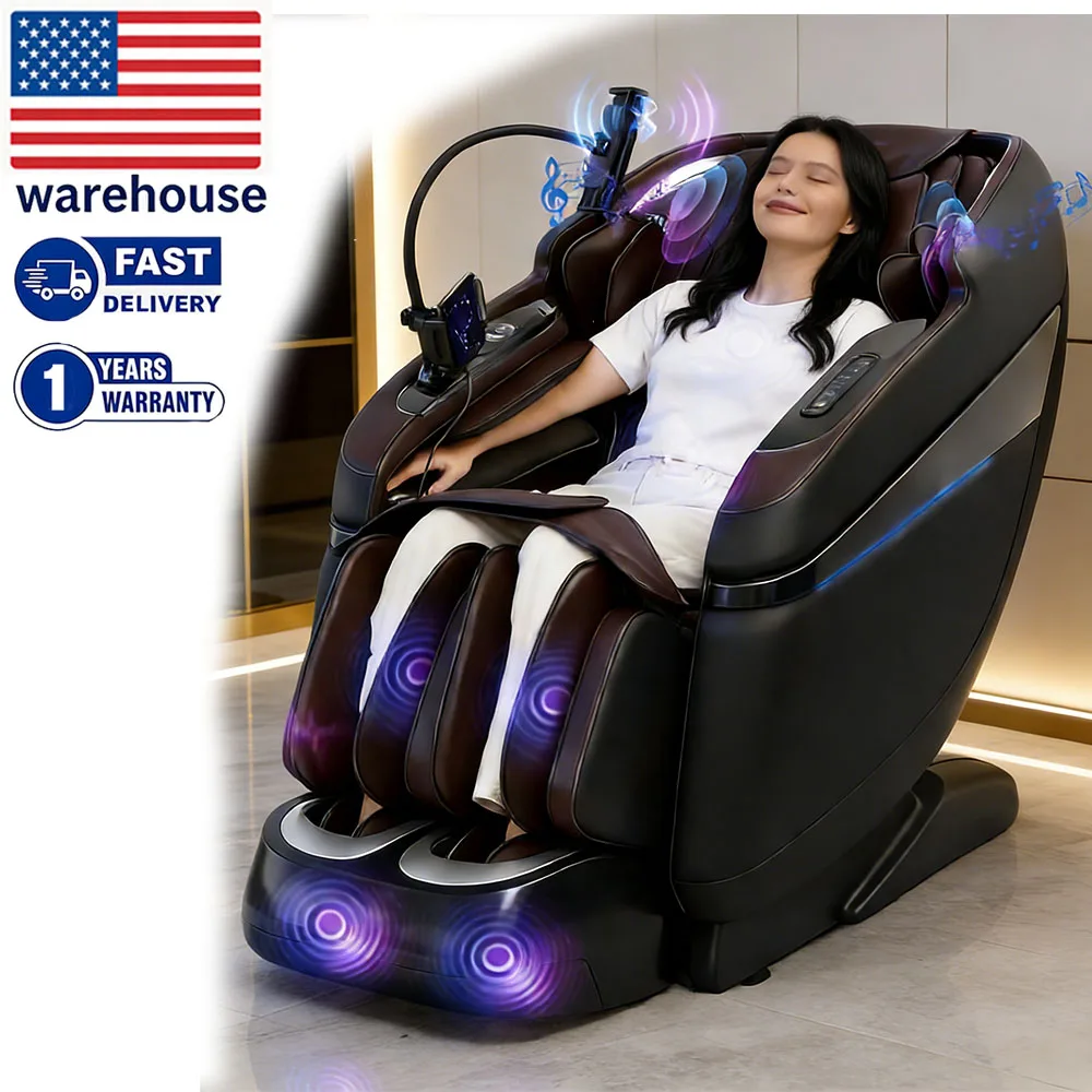 

GUOHENG US Warehouse Electric Full Body Luxury Rhythm Movement Zero Gravity Massage Chair With Heating