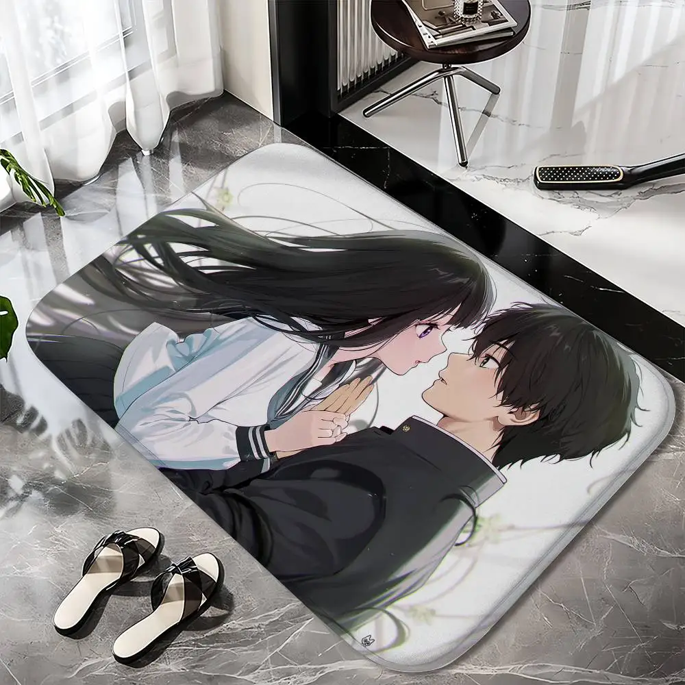 

Hyoukas Eru Chitanda Floor Mat Printed Large Carpets Room And Bedroom Carpets Bathroom Anti Slip Door MATS Small Carpets