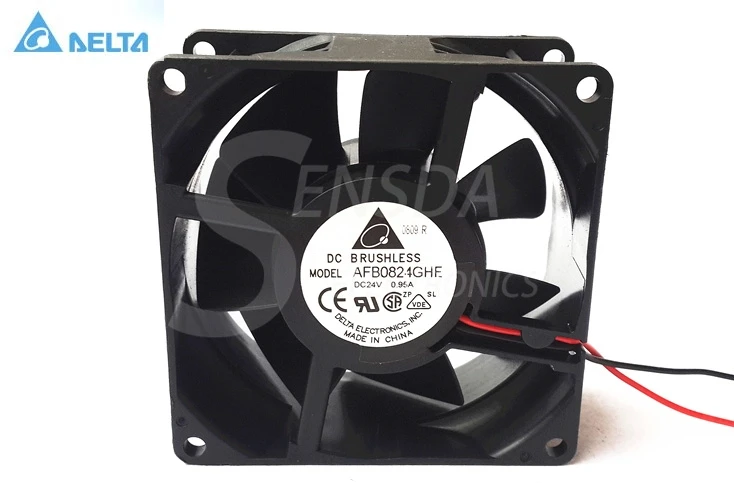 Original for delta AFB0824GHE 8cm 80mm DC24V 0.95A 2wires industrial frequency converter fans