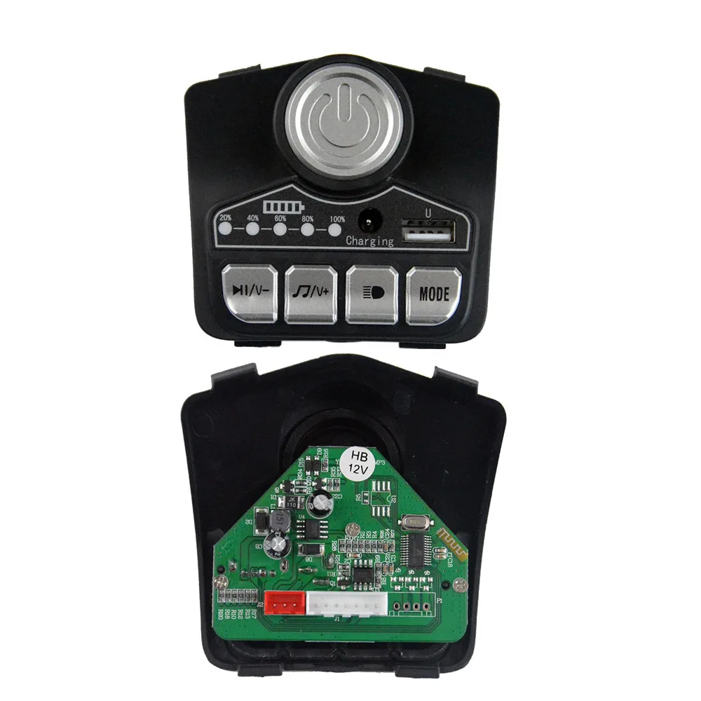 Children's electric motorcycle central control,HB-12V control board music player motherboard