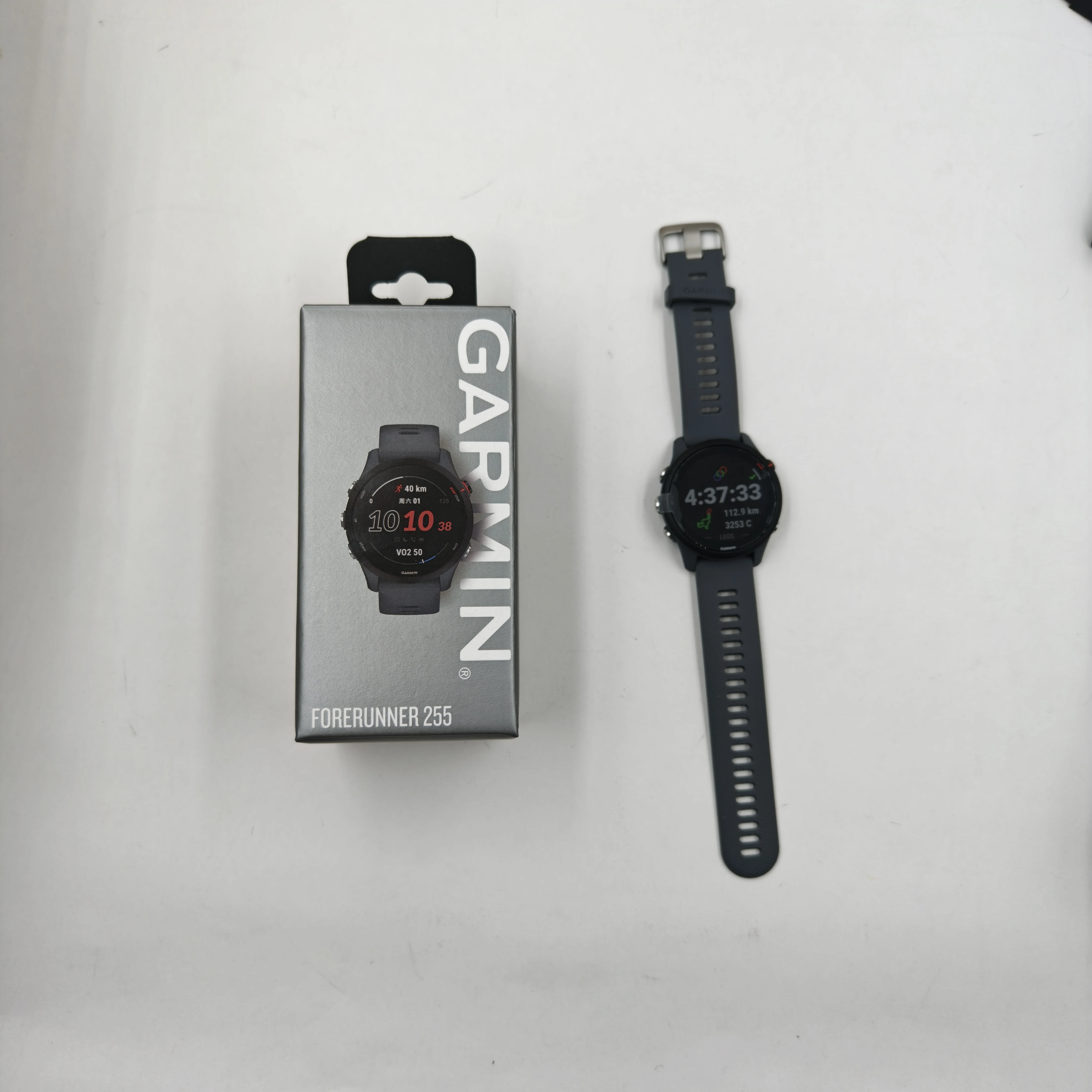 Garmin Forerunner 255 ساعة ذكية رياضية 46 ملم 1.3 بوصة شاشة ملونة 14 يومًا عمر البطارية 4 جيجابايت رام NFC بلوتوث واي فاي 5ATM مقاومة للماء #3
