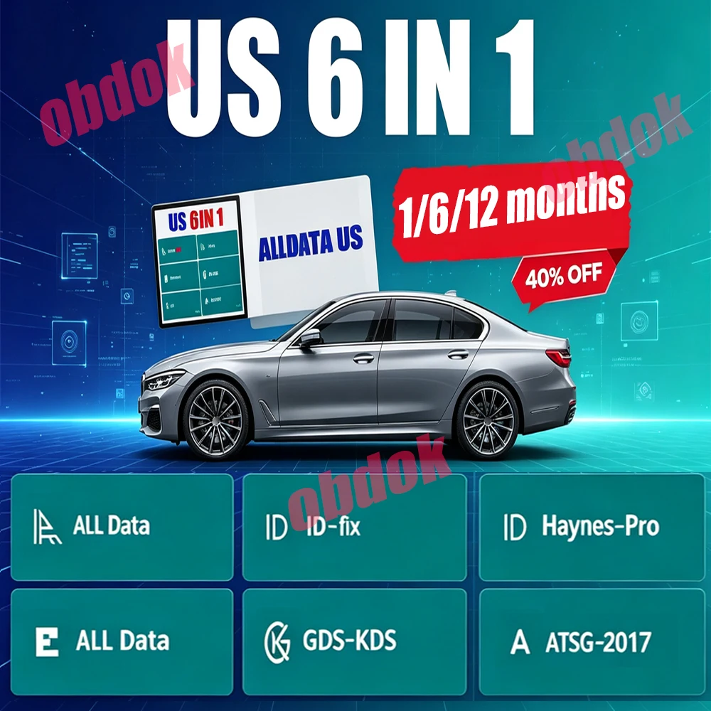 2027 AllData US Automotive Data Solution Car Repair Information Wiring Diagrams Parts Catalog for Renault for BMW for Ford