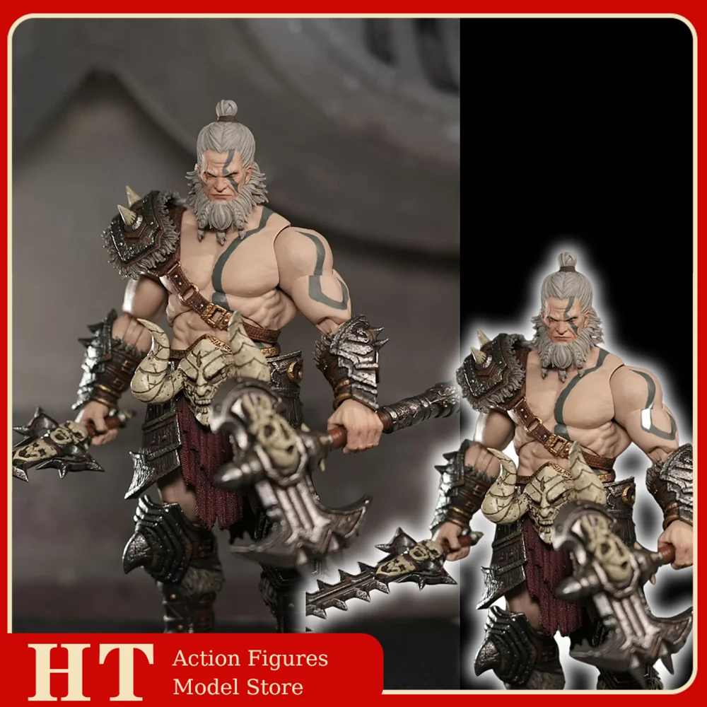 Nightmare Studio D20 1/12 Scale Classic Game Characters Barbarian Male Warrior Full Set 6Inch Action Figures Body Doll In Stock