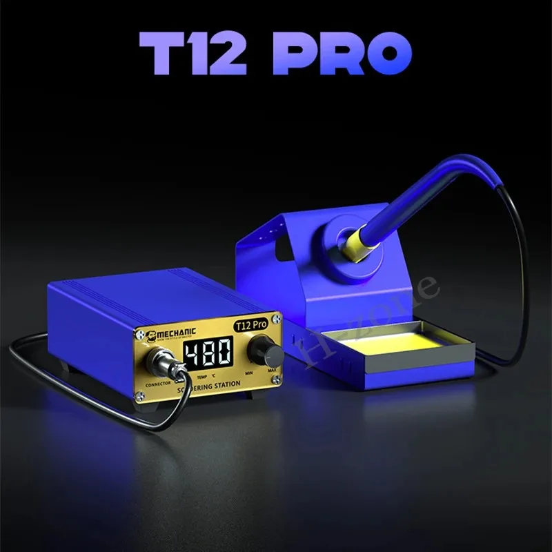 MECHANIC T12 Pro anti-static LED digital display intelligent constant temperature soldering station precise temperature control