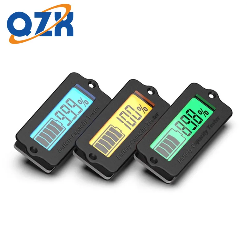 LY6W 12-48V 3-15 Series Lithium Energy Meter Adjustable Lithium Battery Lead Acid Energy Display Voltage and Current Meter