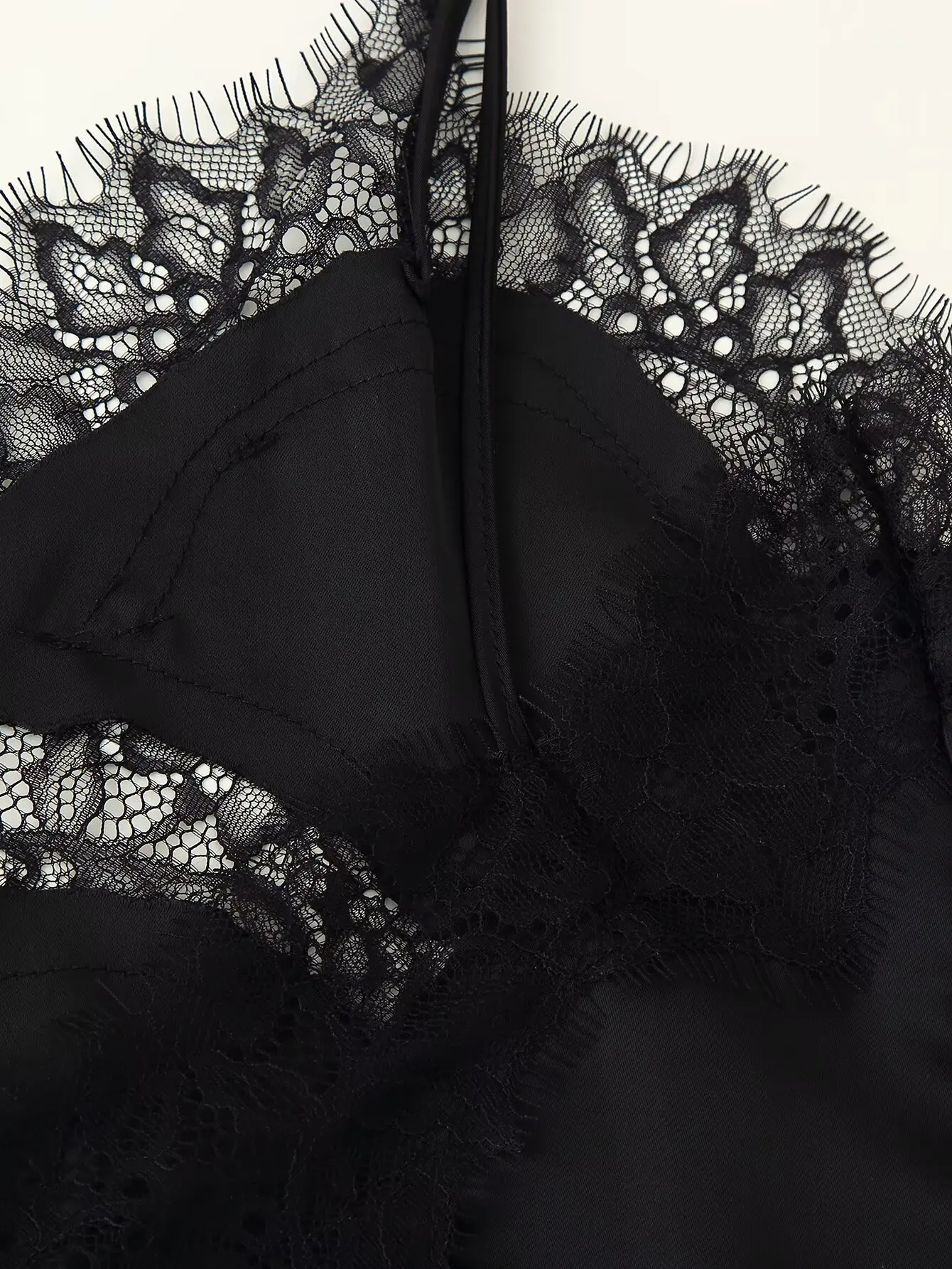 2025 Summer Womens Sexy V-neck Backless Dip Hem Romantic Camisole Blouse Lady Lace Sleeveless Hollow Out Slip Evening Party Tops