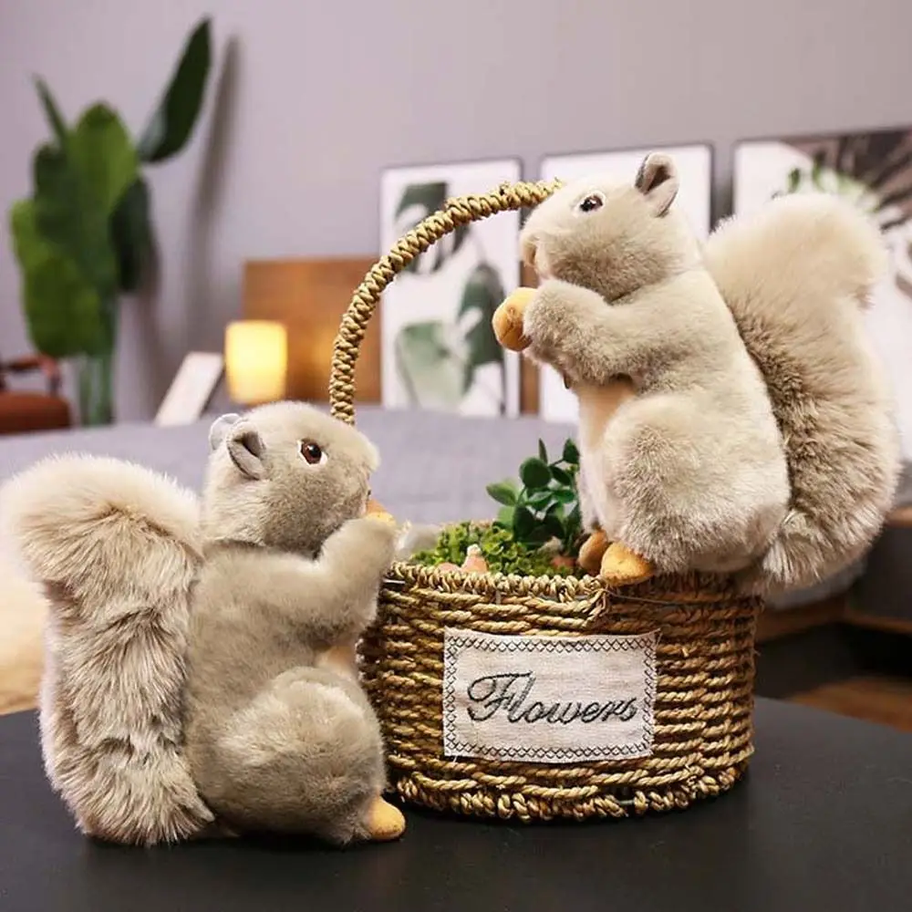 

Подушка-игрушка для декора дома и дивана: Хомяк, белка, мягкая игрушка-животное