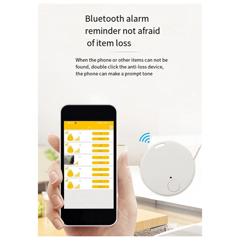 รายวัน 2 Pack Mini GPS Tracker Bluetooth 5.0 Anti-Lost อุปกรณ์บลูทูธไร้สายสมาร์ท Locator สัตว์เลี้ยงกระเป๋าสตางค์ Tracker