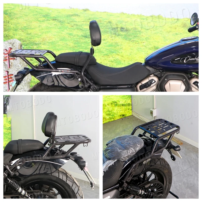 Accessori Moto per Benda Chinchilla 450 500: Schienale, Sissy Bar, Supporto Lombare, Cuscino Morbido e Confortevole