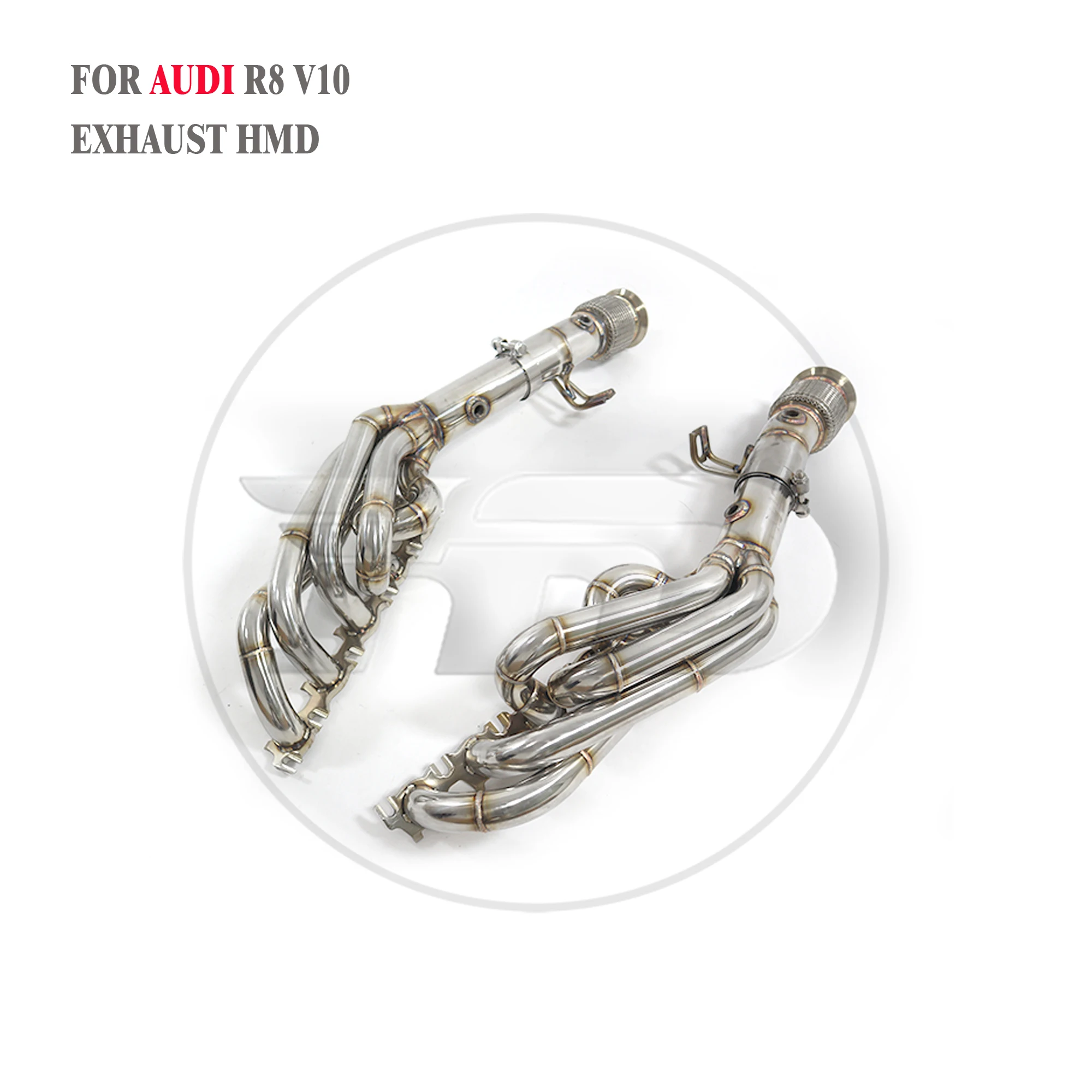 

HMD Exhaust System High Flow Performance Headers for Audi R8 Coupe Spyder V10 5.2L Catless Pipe