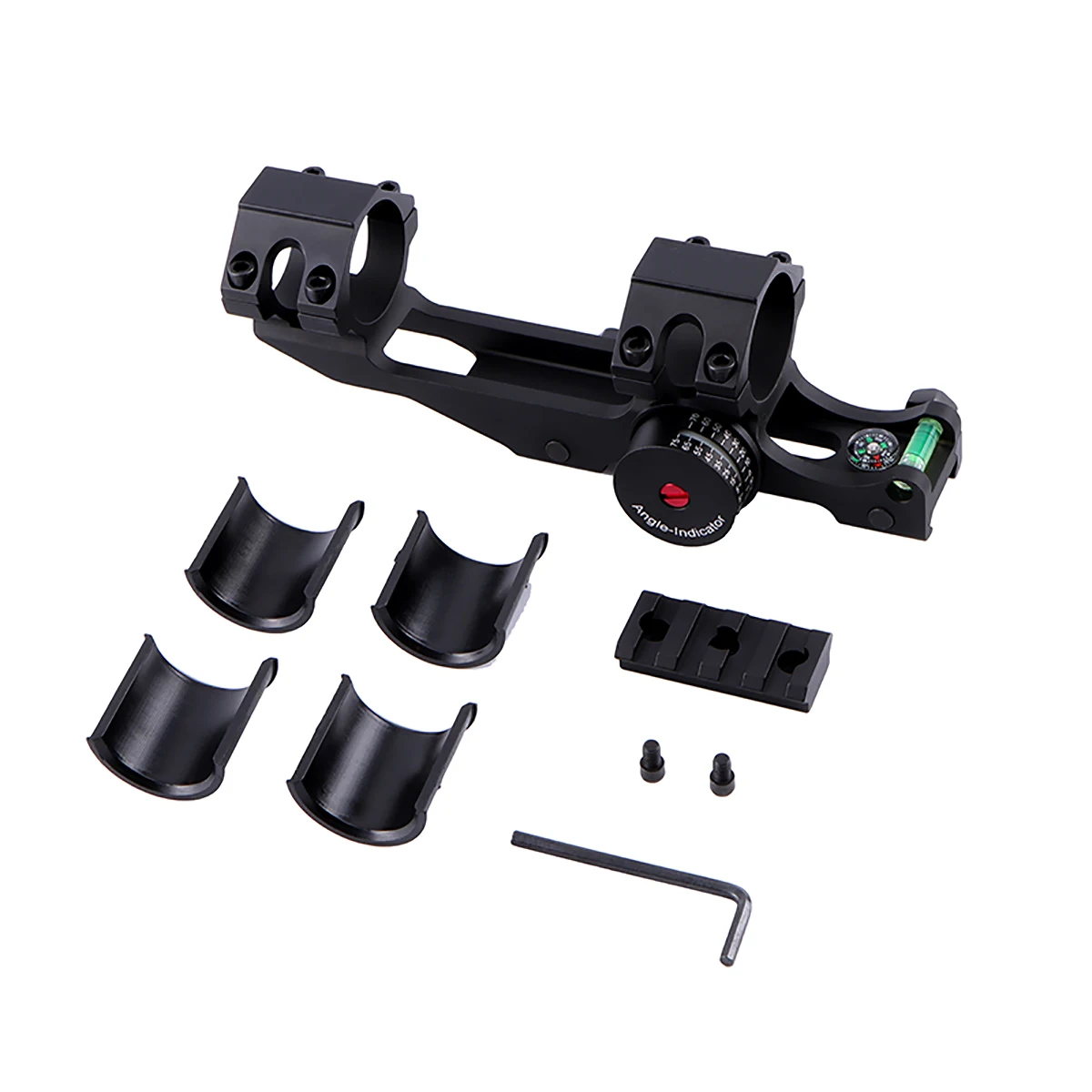 

Gotical Offset Reversible 1 inch Diameter Rifle Scope Rings 1" Scope Mount Offset Cantilever 25.4/30mm Rings