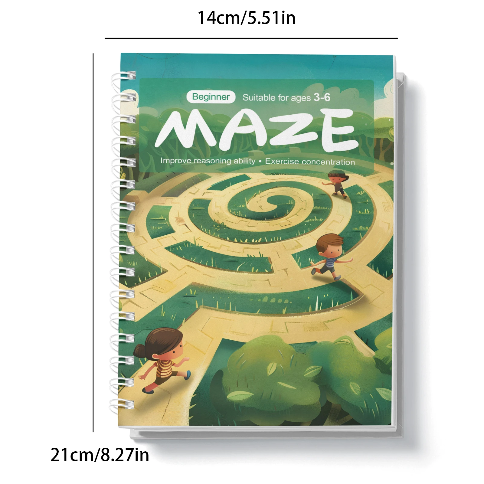 Children's Adventure Maze Book: Puzzle mazes for ages 3-6, 6-9, 9-12 and 12+ to develop problem-solving skills!