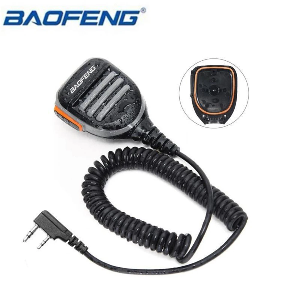 For BF888S Walkie Talkie Microphone Waterproof Speaker Microphone Accessories