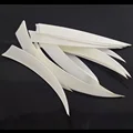 50pcs white