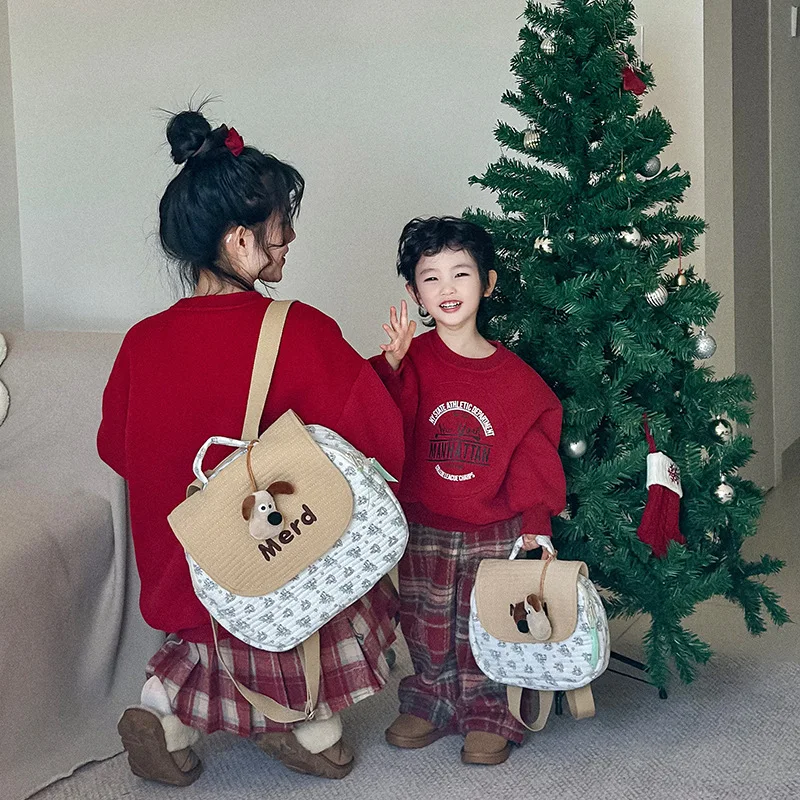 Ins حقيبة كتف محمولة سعة كبيرة مبطن حقيبة الأم الإنترنت المشاهير الوالدين والطفل على ظهره حقيبة اكسسوارات الصور #3