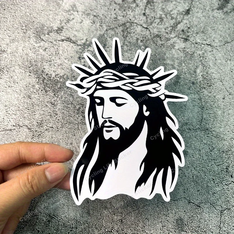 

Religious Faith Laser Waterproof Sticker for Car Motorcycle SUV Decor
