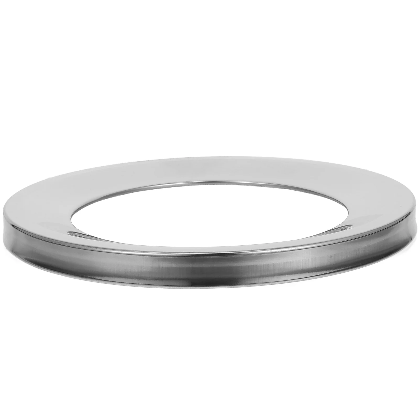 

1pc Stainless Steel Trash Can Covers Metal Chute Round Garbage Bin Replacement Kitchen Bathroom Waste Container Lid Trash Lid