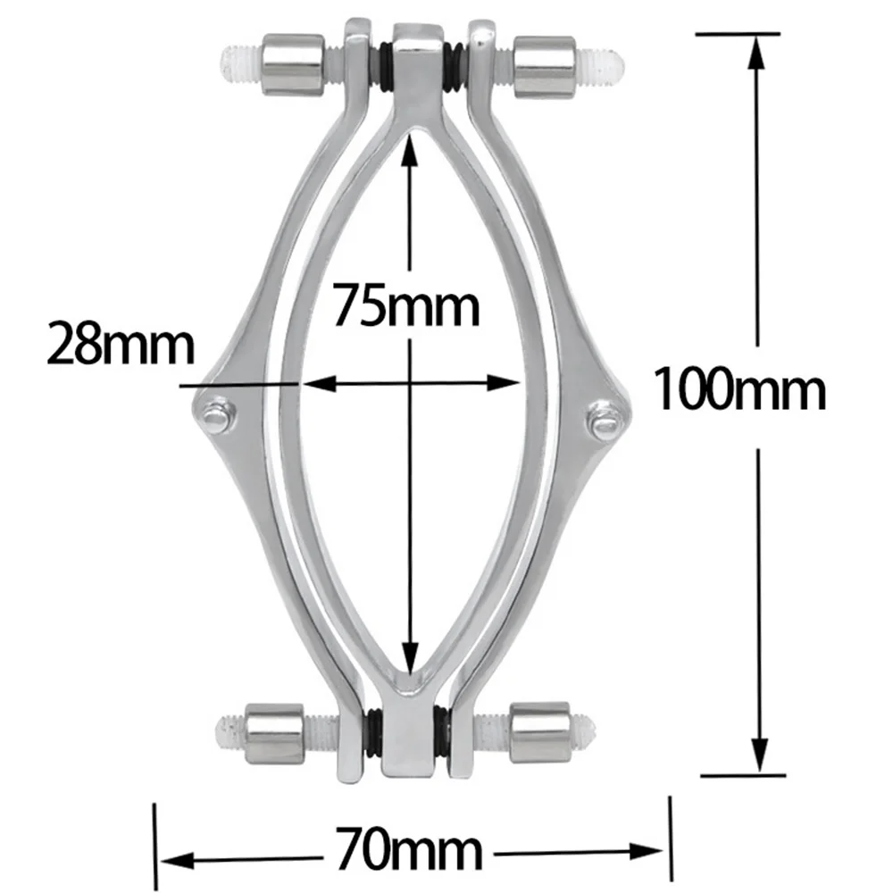 Electric Shock Labia Clip Vagina Speculum Spreader Electro Clit Clamps Pussy Clamp Labia Clip Women Chastity Spreader SM Sex Toy