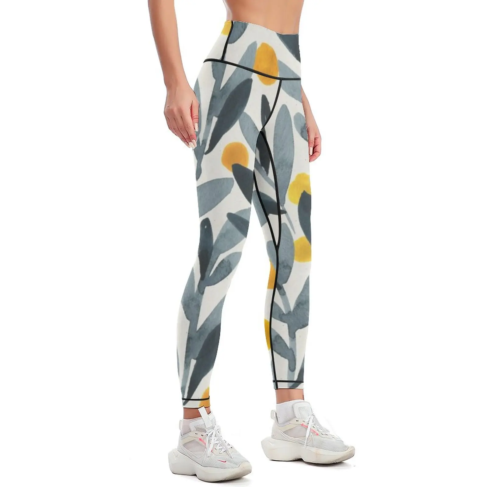 Indigo Mustard Leggings Women's gym Female legging pants Sports pants woman sport set Womens Leggings