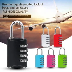 TSA Customs Code Lock For Suitcase Baggage Toolbox Luggage Travel Lock Bike Lock 4 Dial Digit Password Lock Travel Padlock