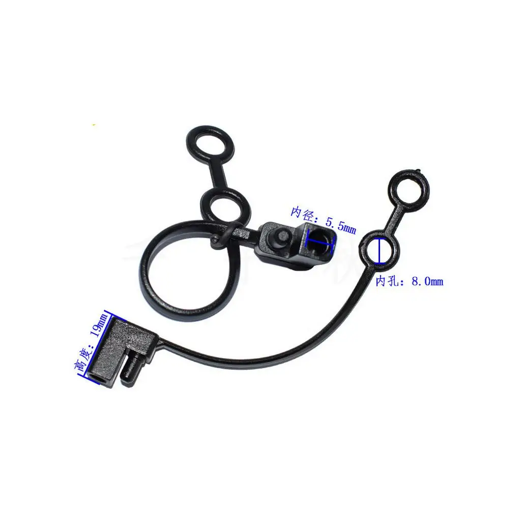 2x sae schwarze PVC-Staubs chutz hülle für Kfz-Stroma schluss ..