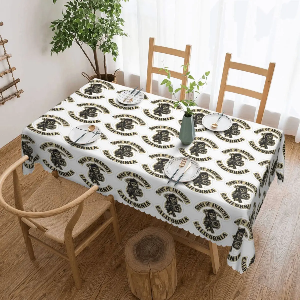 Sons Of Anarchy Samcro Whiskey Tablecloth Restaurant Kitchen Rectangular Tablecloth Festival Party Tablecloth Dining Table Cover