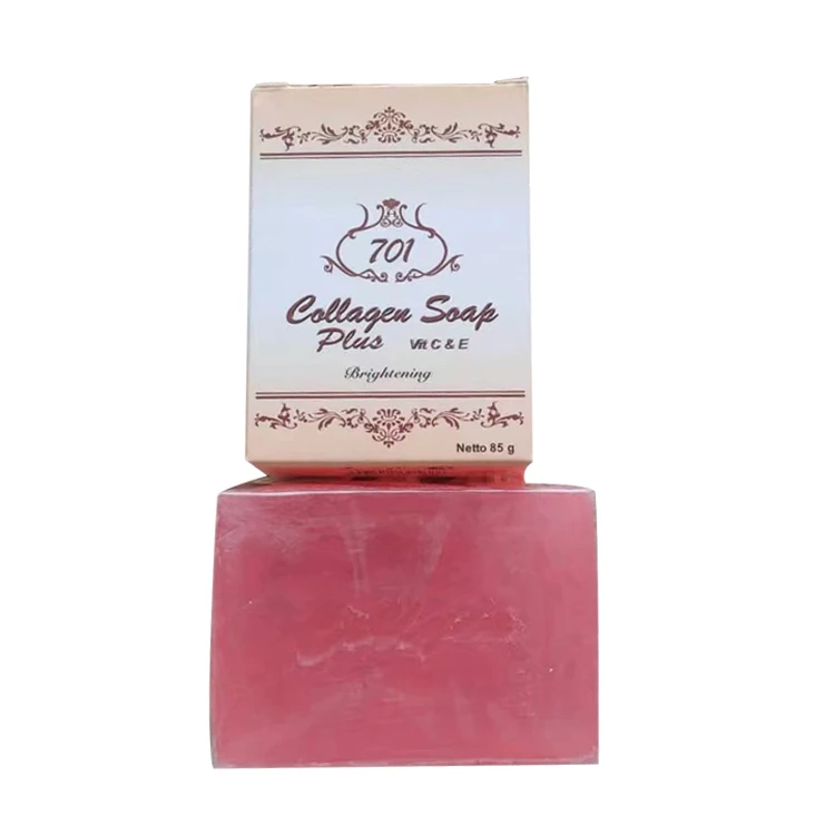 Dark Black Skin Lightening Soap Collagen Soap Plus Vit C & E Glycerin Brighten Face Body Skin Soap