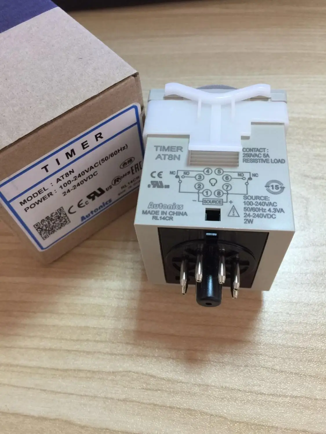 FREE SHIPPING %100 NEW AT8N Timer Relay