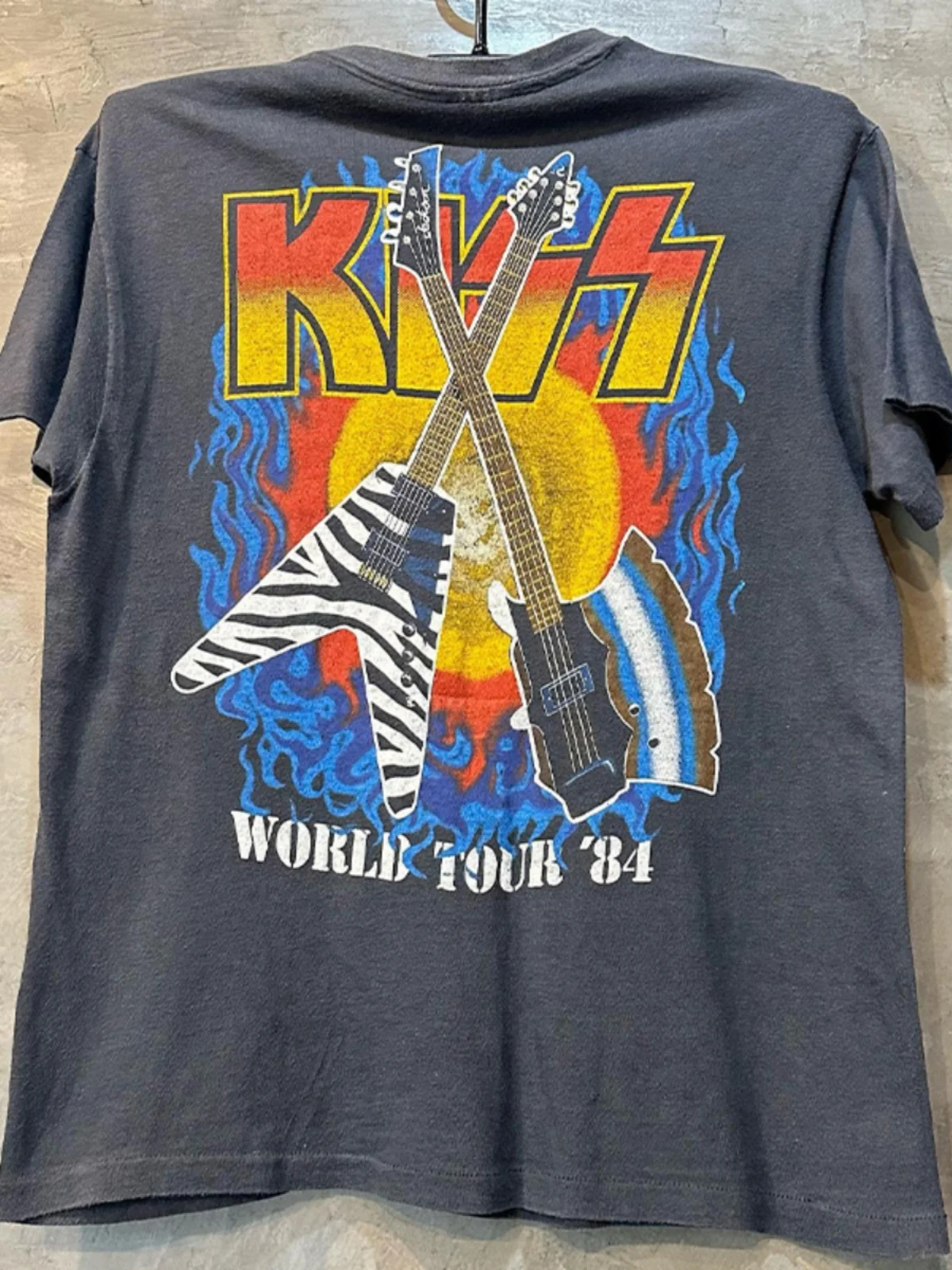 Kiss Band High Street Vintage Lazy Style Hip Hop Trend Short Sleeve Unisex Pure Cotton Quality T Shirt Youth Summer Fashion