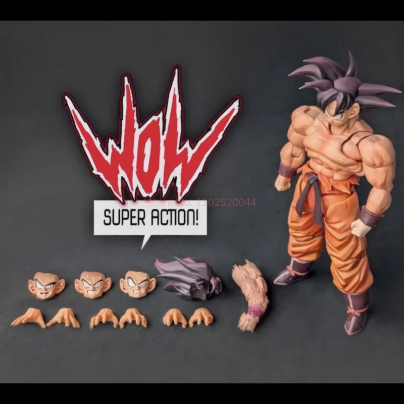 لعبة دراغون بول زد Shf سوبر سايان سون جوكو كايوكين أنيمي سون جوكو واو سوبر أكشن ستوديو نموذج لجسم اللعب هدايا عيد الميلاد