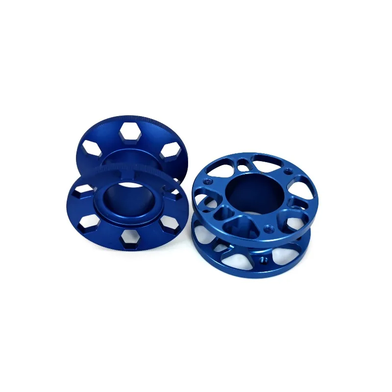 تجميعات البكرة المعدنية الملونة الصناعية عالية الأداء آلة دقيقة بواسطة CNC لتقنية أسلاك الفولاذ المقاوم للصدأ EDM #5