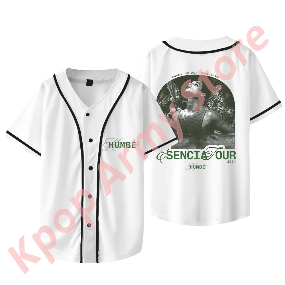 Humbe Esencia Tour Baseball Jacket New Logo Merch Tee Women Men Fashion Casual Short Sleeve T-shirts