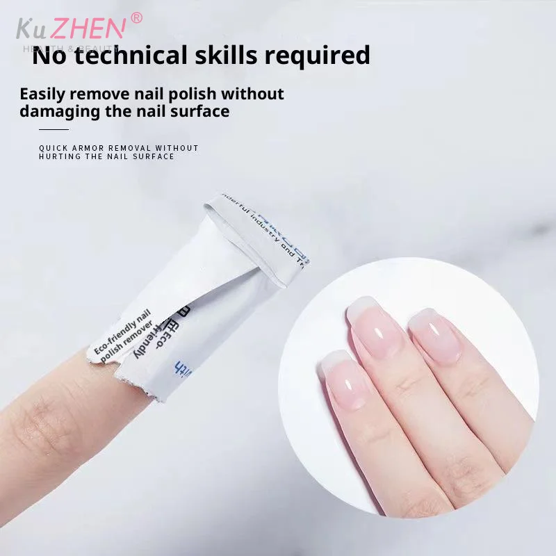 Profissional almofada gel polonês removedor toalhetes limpador de unhas toalhetes laca de unhas removedor de esmalte almofadas de papel limpador de arte do prego um passo