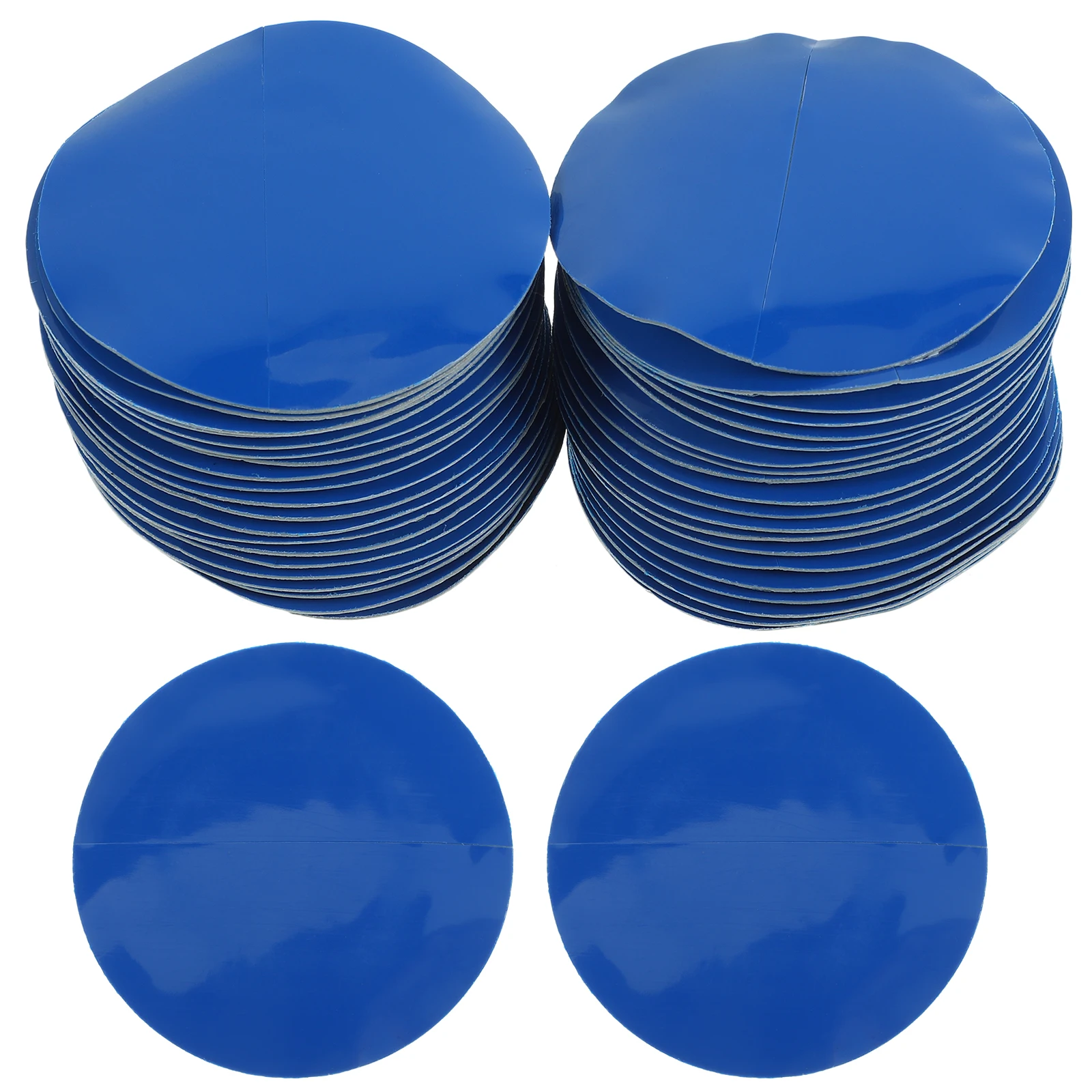 

80pcs Tire Repair Patches 58mm Heat Resistant Vacuum Cold Plug Kit for Car Bike Motorcycle Tubeless Tires Rubber Tools