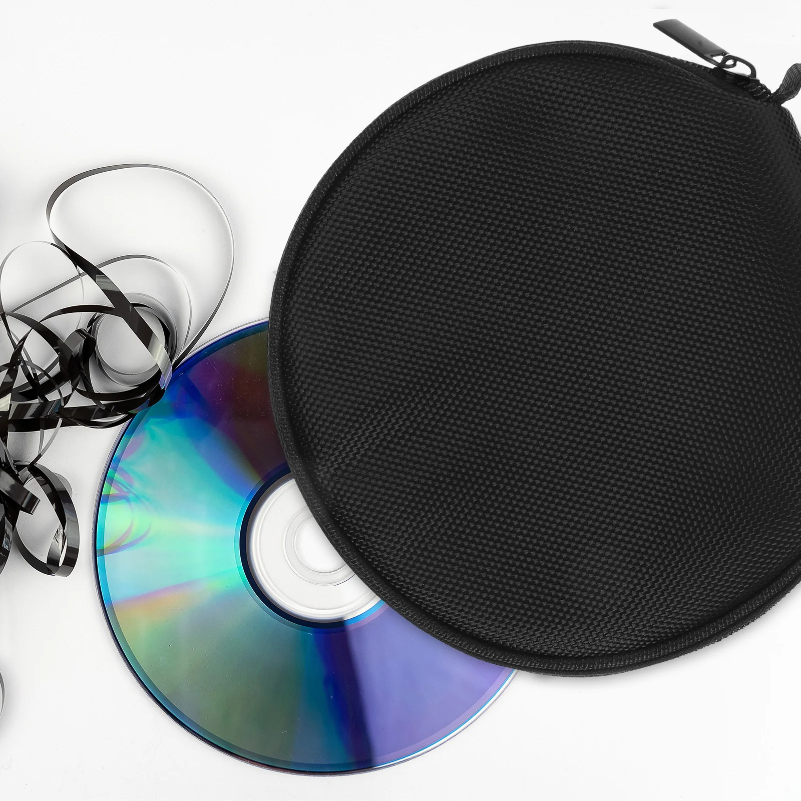 CD Disc Storage Bag DVD Case Pouch Bin Bins 20 Capacity CDs Holder Cases Suitcases Car Lightweight Wallet Portable