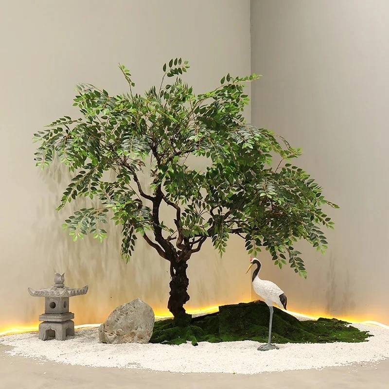 

Моделирование дерева Huaihua, новый китайский большой внутренний и открытый пейзаж, искусственные деревья, украшение для окна в гостиничном торговом центре