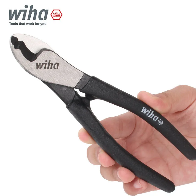 

Кабельный зажим Wiha 180 мм, 7-дюймовый зажим для обжима и зачистки кабеля из хромованадиевой стали, ручной инструмент для обслуживания электриков 45846