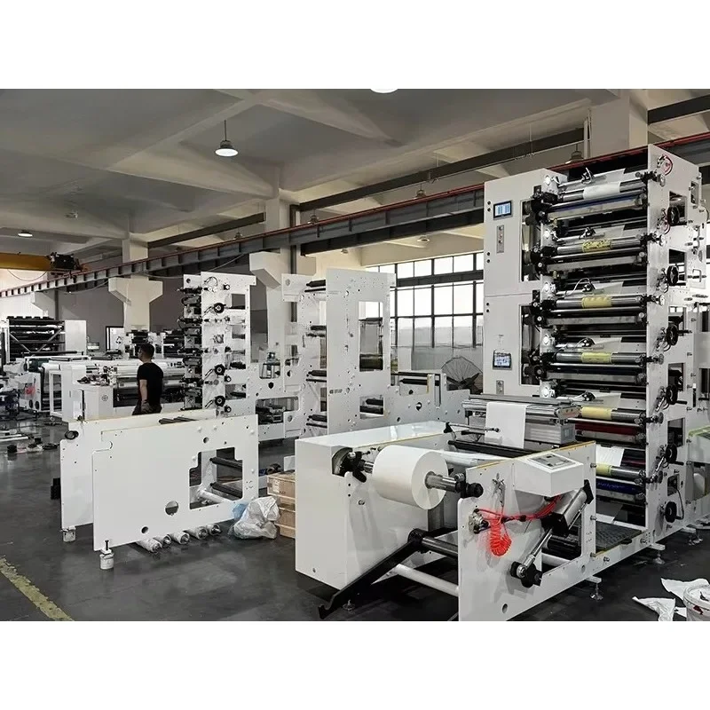 Precio barato Impresoras flexográficas IR Jumbo Roll To Roll Máquina de impresión flexográfica 4 colores para vasos de papel