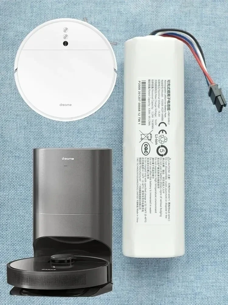 5200-12800mAhLithium-ion Battery Pack P2008-4S2P-MMBK Original For Dreame Robot Vacuum Mop Cleaner D9 F9 L10 L10 Pro 4INR19/66-2