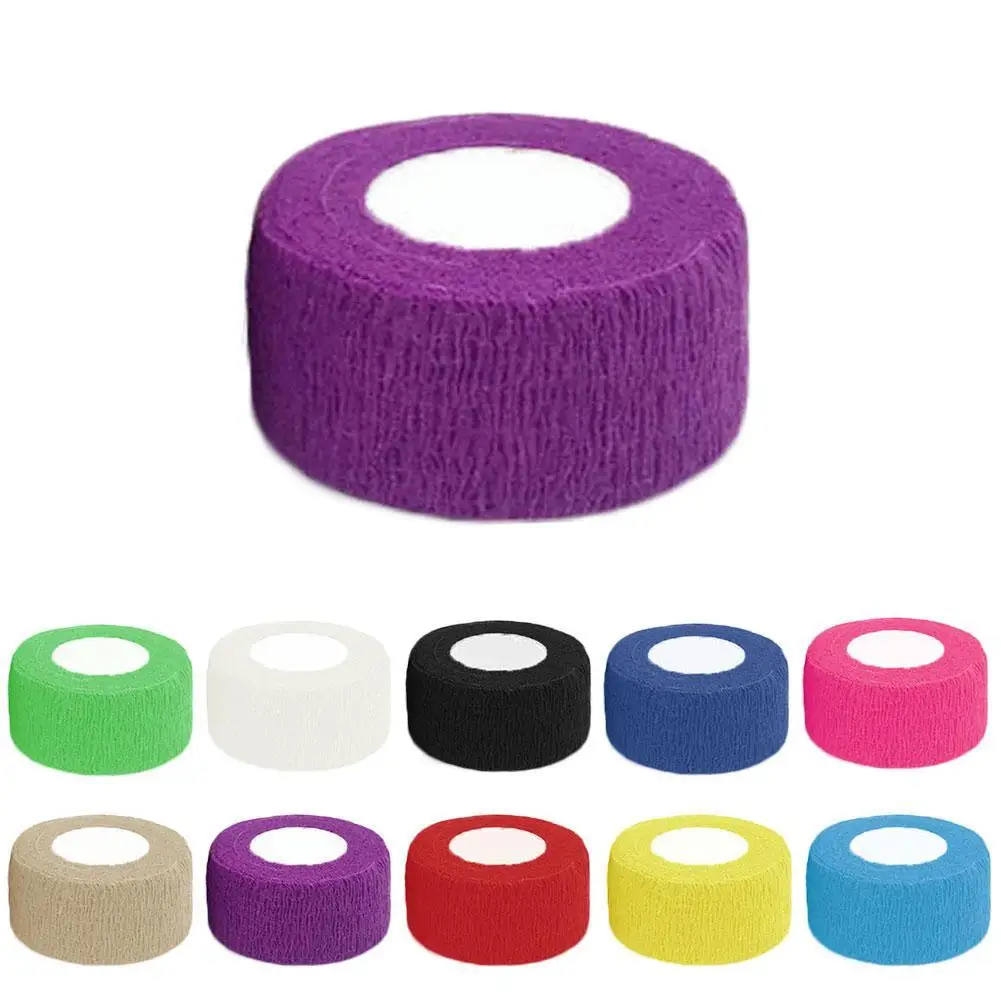 1 Roll Sport Self-Adherent Tape Elastoplast Adhesive Wrap Cohesive Bandages First Aid Tape Pet Tape 2.5cm*4.5m