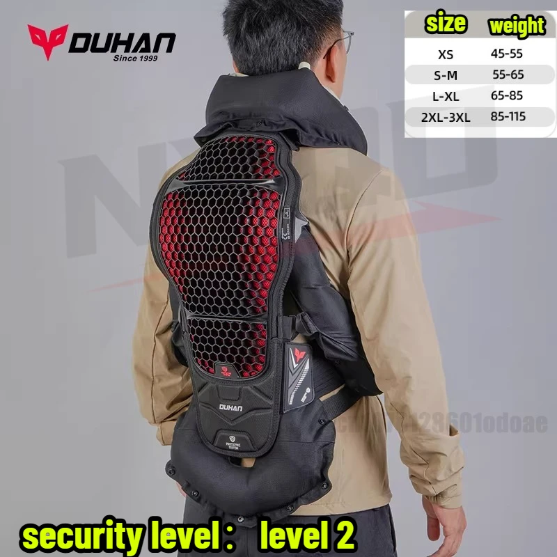 

DUHAN AIR05 Motorcycle Airbag Vest CE Certified Anti Crash Safety Jacket for Men Women Riding