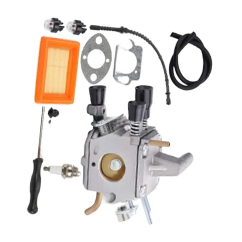 Carburetor Air Filter Set Fuel System Carburetor Kit Sturdy Components Long-lasting Performance Quick Installation
