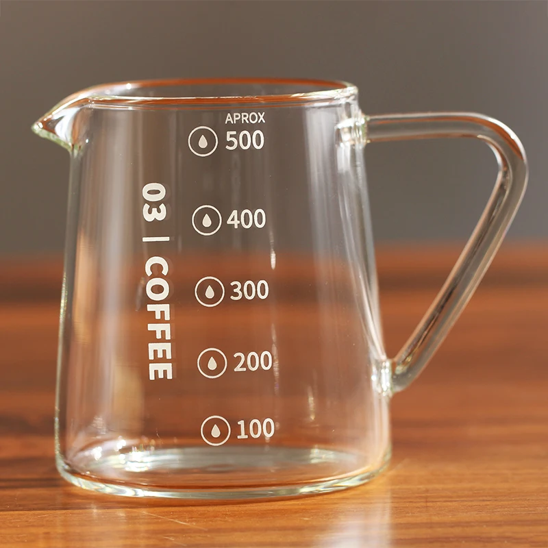 1 Glass Coffee Pot, Heat-Resistant Transparent Glass Pot, Graduated Coffee Pot, New Home Sharing Glass Coffee Pot