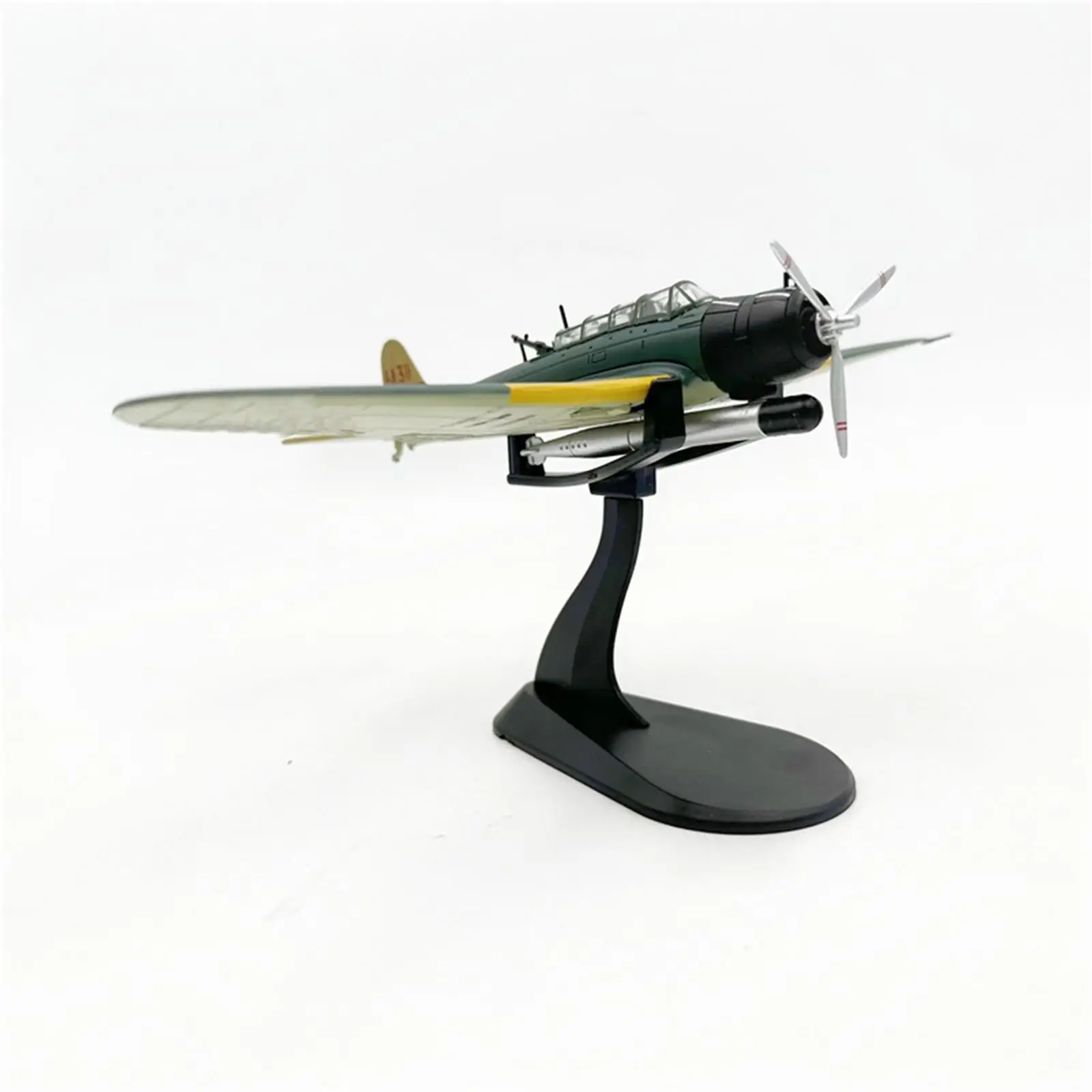 

Fighter Jet Model Gift Metal Ornament Collections with Stand Simulation Aircraft Model for Cafes Home Livingroom Bar Decorations