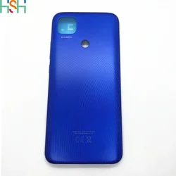 For Xiaomi Redmi 9C Battery Back Cover Rear Door Housing Case Plastic Panel Volume Button No NFC Contacts Replace